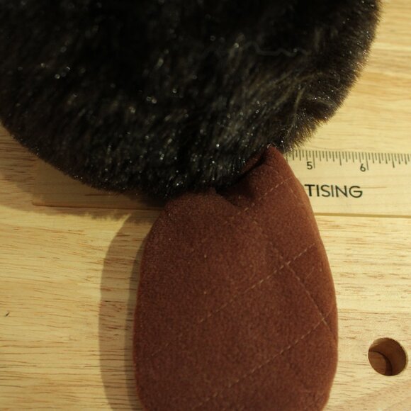 Vintage Dakin '83 plush beaver 11" dark brown GUC - Picture 3 of 6